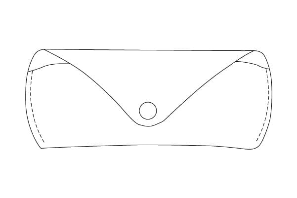 No.79 | Leather Sunglasses Case (Digital Pattern)