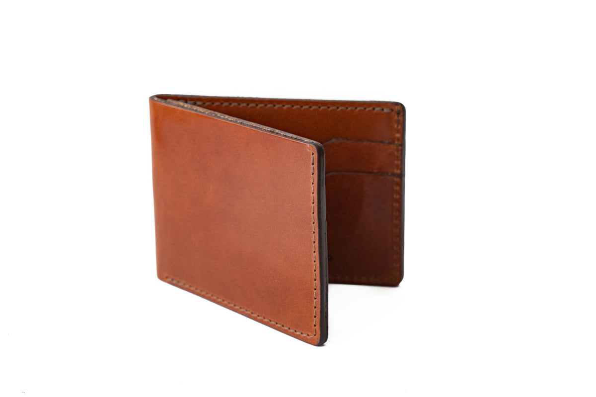 No.55 | 'Buck Brown' Men's Leather Bill Fold Wallet